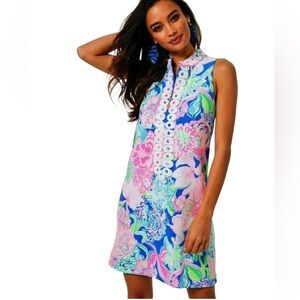 Lilly Pulitzer sleeveless jane shift dress peony for your thoughts